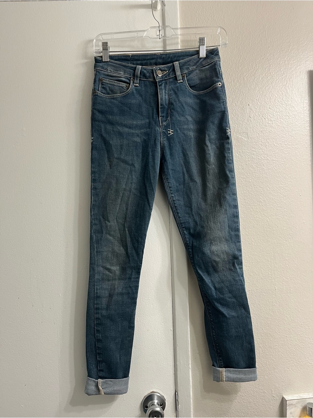 Ksubi Women's Hi wasted  Dark Blue Jeans may be prototype rare PROTO tagged